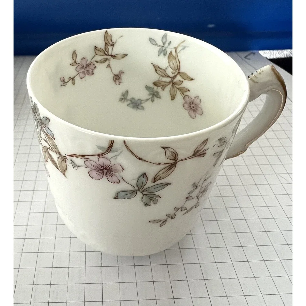 Vintage Haviland Limoges France expresso cup saucer For Charles  Van Heuser. G9
